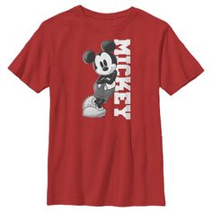 Who knew that dressing "mousey" could be so cute!? Celebrate Walt Disney's most iconic character and all his beloved friends with these cozy new officially licensed Mickey Mouse and Friends designs for the whole family! All of your favorites like Mickey Mouse, Minnie Mouse, Goofy, Pluto, Donald Duck, and more are featured across these adorable Mickey styles that are perfect for your next trip to Disneyland! You'll never want to take off these perfectly soft Disney fits! Mickey Mouse Graphic Tee Tops, Red Mickey Mouse T-shirt For Disney Fan Events, Mickey Mouse Pop Culture Short Sleeve Tops, Short Sleeve Mickey Mouse Pop Culture Top, Disney Character Print Red T-shirt, Red Disney Graphic T-shirt, Red Disney Graphic Print T-shirt, Red Disney Crew Neck T-shirt, Disney Fits