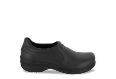 Easy Works Bind Women's ClogStay comfortable at work with the Easy Works Bind clog. The leather upper has a smooth construct with elastic gore panels for quick and easy slip-on entry. The slip-resistant outsole helps you stay in motion all workday long.Leather upperElastic gore panelsSlip-on entryCushioned insoleSlip-resistant outsole Fade-resistant Slip-ons With Round Toe, Fade-resistant Round Toe Slip-ons, Slip-resistant Round Toe Clogs For Work, Synthetic Clogs With Arch Support For Work, Non-slip Round Toe Clogs For Work, Classic Synthetic Clogs With Slip-resistant Soles, Classic Synthetic Clogs With Slip-resistant, Classic Slip-resistant Synthetic Clogs, Classic Synthetic Slip-resistant Clogs