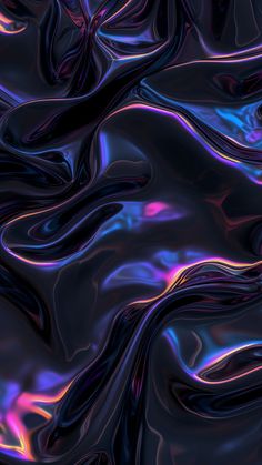 an abstract background with purple and blue colors in the form of wavy lines or curves