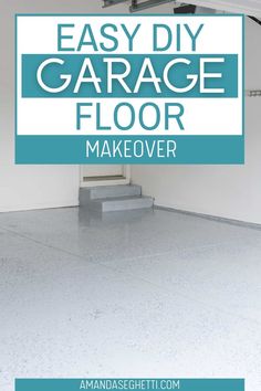 an easy diy garage floor makeover