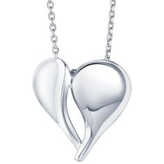 Sterling Silver Pure of Heart Pendant Pure Of Heart, Dainty Heart Necklace, Heart Pendent, Blue Topaz Pendant, Heart Pendant Diamond, White Necklace, Jewelry Online Shopping, Necklace For Women, Sterling Silver Pendant