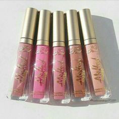 pιnтereѕт | nхcoleх ✨ Melted Lipstick, Too Faced Melted, High End Makeup, Lip Glosses, Makeup Obsession, Makeup Forever, Love Makeup, All Things Beauty