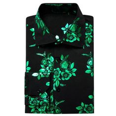 This is the perfect shirt for any man who wants to look stylish and sophisticated. The paisley print is elegant and timeless, and the shirt fits comfortably and looks great on anyone. Whether you're dressing up for a special event or just want to feel your best, this is the shirt for you. Handmade 100% Silk Paisley Dry Clean Only - 30-DAY MONEY-BACK GUARANTEE - Try it! If you don't love it, send it back. We offer free shipping on returns and exchanges. Take your time! You've got 30 days to decid Formal Long Sleeve Paisley Print Shirt, Elegant Spring Party Dress Shirt, Elegant Floral Print Shirt For Party, Elegant Floral Print Party Shirt, Elegant Summer Shirt With Paisley Print, Formal Fitted Shirt With Paisley Print, Patterned Long Sleeve Formal Shirt, Green Fitted Formal Shirt, Formal Fitted Patterned Shirt