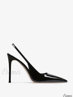 Eromis - Stylish Black Pointed Toe Slingback Stiletto Heel Dress Shoes for Women Dress Shoes For Women, Fall Winter Shoes, Sky High, Winter Shoes, Dress And Heels, Shoes For Women, Stiletto Heel, Types Of Shoes, Stiletto Heels