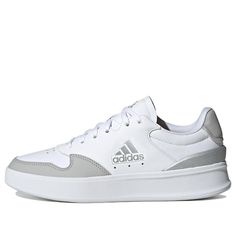 (WMNS) adidas Kantana 'Cloud White Grey' IG9823 Comfortable Adidas Sneakers For Light Sports, Comfortable White Adidas Sneakers, Adidas Sneakers For Sports In Spring, Adidas Sneakers For Spring Sports, Adidas Logo Sneakers Spring Sportswear, Spring Adidas Logo Sneakers For Sports, Spring Adidas Logo Sports Sneakers, Adidas Sneakers For Light Sports, Adidas