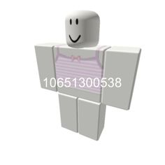 a small white figure with a pink shirt on it's chest and arms spread out