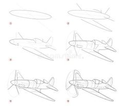 how to draw an airplane in perspective step by step instructions for beginners and advanced students