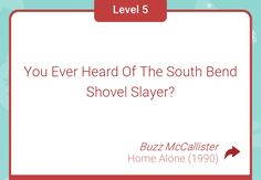 a red and white sign that says you ever heard of the south bend shovel slayer?