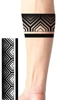 Armband Tattoo Design Patterns, Geometric Arm Band Tattoo, Armband Tattoo Design Men, Geometric Armband Tattoo, Armband Tattoo Mann, Arm Band Tattoos For Men, Leg Band Tattoos