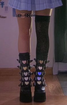 Emo Platform Shoes, Egirl Shoes, Platform Shoes Aesthetic, Pastel Goth Shoes, Emo Shoes, Outfits Goth, Shoes Pastel, Alt Shoes