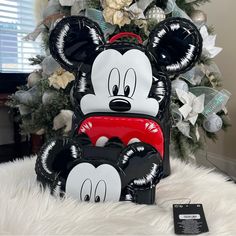 -Authentic, Brand New Loungefly Disney Mickey Mouse Balloon Mini Backpack And Wallet Bundle -You Will Receive The Exact Bag And Wallet Pictured - The Wallet Features Mickey On One Side And Minnie Mouse On The Other Side. -Super Cute, A Great Collectible For Disney And Mickey Fans! -Comes From A Smoke Free, Pet Free Home. -I Ship Within 1-2 Days From Purchase. -Please Request For More Photos If Needed. -Check Out My Other Items! Novelty Red Travel Bag, Themed Red Travel Bag, Mickey Mouse Balloon, Mickey Mouse Balloons, Minnie Mouse Backpack, Batman Cosplay, Disney Brave, Minnie Mouse Halloween, Sequin Backpack