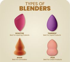 Makeup Brushes Guide, Learn Makeup, Simple Makeup Tips, Beauty Blenders