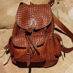 Boho backpack | Etsy Vintage Brown Soft Leather Backpack, Cognac Backpack With Adjustable Strap For Travel, Cognac Backpack With Adjustable Strap For Daily Use, Cognac Backpack With Adjustable Strap, Large Capacity Brown Leather Backpack, Cognac Leather Travel Backpack, Brown Leather Backpack With Shoulder Bag Shape, Brown Soft Leather Backpack For School, Brown Leather Backpack With Shoulder Straps