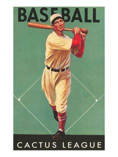 a baseball player holding a bat on top of a green field with words above him