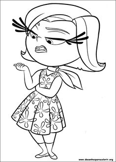 an angry girl from the powerpuff cartoon coloring pages