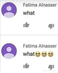 two different types of emoticions with the caption fatma anasser what