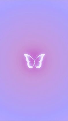 a pink and purple background with a butterfly in the center