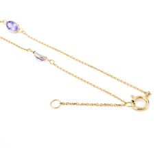 This modern station necklace features a captivating combination of yellow sapphires and tanzanite, each set along an 18k yellow gold chain. The vibrant yellow and deep blue gemstones create a striking contrast, exuding both elegance and contemporary flair. A perfect piece to add a touch of luxury and color to any ensemble. Designed with Multi Gemstone set in bezel settings in a chain of the necklace to make you stand out of the crowd. This is a perfect May Birthstone Jewelry Grandma Gift, Bridal Shower Gift, Mom Gift, Gift For Sister, Mother Daughter Gift, Bride To Be Gift, Bridesmaid Gift, Anniversary Gift, Friendsgiving Gift, Engagement Gift, Wedding Gift, Mother's Day Gift or any Holiday Gift for Mother, Sister, Daughter, Grandma, Fiancé, Girlfriend, Valentine, Family or Friend on your Modern Yellow Gold Tanzanite Jewelry, Elegant Gold Tanzanite Necklace, Yellow Gold Tanzanite Jewelry With Birthstone, Elegant Yellow Gold Tanzanite Necklaces, Elegant Yellow Gold Tanzanite Necklace, Luxury Tanzanite Gold Necklaces, Birthstone Jewelry Grandma, Mother Daughter Gifts, Grandma Gift