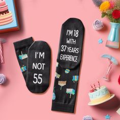 BIRTHDAY GIFTS FOR MEN WOMEN: These socks could be the perfect birthday gift for your dad, mom, husband, wife, brother, sister, uncle, aunt, son, daughter, brother in law, sister in law, son in law, daughter in law, male or female friend. 55 YEARS BIRTHDAY GIFTS: Give him or her this perfect 55th birthday gift to remind them of how amazing they are. Their smile will get even wider when they read the words on the bottom of these socks. Practical, emotional, and humorous, this pair of birthday soc 55th Birthday Gifts, 79th Birthday, 75th Birthday Gifts, Birthday Gifts For Men, 55th Birthday, 31st Birthday, Christmas Wedding Gifts, 75th Birthday, Son In Law