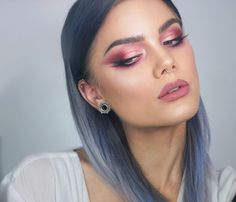 Todays look Huda Beauty Rose Gold Palette, Natasha Denona Eyeshadow, Nyx Lip Lingerie, Huda Beauty Rose Gold, Loreal Paris Makeup, Cheap Makeup Brushes, Look Rose, Linda Hallberg, Magical Makeup