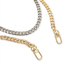 Say goodbye to fumbling through your bag or worrying about dropping your phone. This CellLink/phone strap keeps your phone within reach so you can stay connected. This chic rhodium plated curb chain phone chain is perfect for adding a touch of luxury to your style. With its gold plated ends and double clasp, you can use it as a phone chain, necklace, or purse chain to complete any outfit. Style with the utmost confidence and sophistication. This must-have phone chain comes with a holder tag that Resort Swimwear, Phone Chain, Phone Strap, Stick It Out, Stay Connected, Outfit Style, New Phones, Curb Chain, Say Goodbye