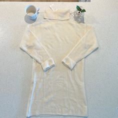 Super Cute On! The Color Is Definitely More Of A Cream Than White. Will Look Very Classy With Brown Or Black Knee High I’m 5’6” And This Hit Me Mid To Lower Thigh. Turtle Neck Sweater Dress, Turtle Neck Sweater, Turtleneck Sweater Dress, Black Knees, Cream White, Dress Brands, Turtleneck Sweater, Neck Sweater, Knee High