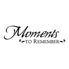 the logo for moments to remember