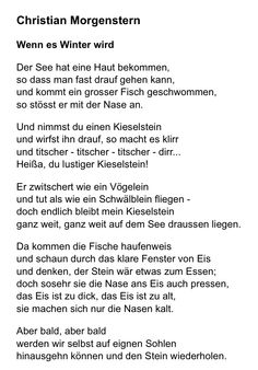 the poem is written in german and english