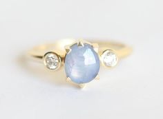 Sapphire Enagement Ring, Star Sapphire Enagement Ring, Enagement Rings, Diamond Sapphire Ring, Star Sapphire Ring, Ring Three Stone, Stone Diamond Ring, Yellow Gold Engagement Ring, Three Stone Diamond Ring, Traditional Engagement Rings