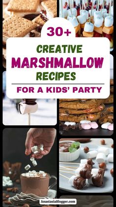 some marshmallows are being served for kids to eat and have fun with them