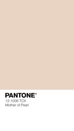 pantone's 12 - 1080 tcx mother of pearl