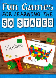 fun games for learning the 50 states