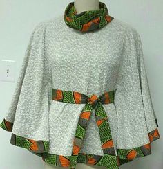 African Chic, Afrikaanse Mode, African Fashion Ankara, Cape Jacket