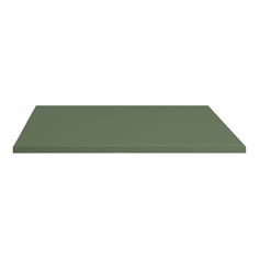 an empty green mat on a white background