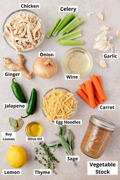 the ingredients needed to make this recipe include carrots, celery, onion, garlic, and other vegetables