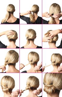 Wedding Guest Hairstyles Diy, Easy Wedding Guest Hairstyles, Makeup Hoco, Hairstyles Diy, Makeup Bridesmaid, Bun Tutorials, Easy Wedding, Hair Bun Tutorial, Easy Hairstyles For Medium Hair