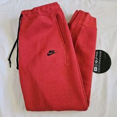 Joggers Men, Nike Sportswear Tech Fleece, Tapered Joggers, Ebay Clothes, Nike Brand, Nike Tech Fleece, Nike Tech, Red Pants, Tech Fleece