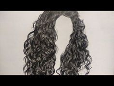 Flower Drawing Simple Draw Curly Hair, Anime Curly Hair, Hair Stenciling, Curly Hair Drawing, Makeup Hacks Beauty Secrets, Drawing Tutorials For Beginners, Curly Hair Tutorial, Hair Drawing