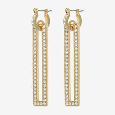 Bead Type: GlassEarring Back: HingedShape: RectangleMetal Color: Gold ToneEarring Length: 10.6mmEarring Width: 62.1mmCare: Wipe CleanEarrings Style: Drop EarringsMetal: ZincCountry of Origin: Imported Earrings Drop, Drop Earrings, Beads, The Originals, Yellow, 10 Things, Gold, Color