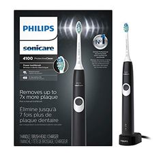 Philips Sonicare ProtectiveClean 4100 Rechargeable Electr... https://www.amazon.com/dp/B078GVMVRH/ref=cm_sw_r_pi_dp_U_x_c6ncEb2A3Y556 Sonicare Toothbrush, Power Toothbrush, Sonic Electric Toothbrush, Electric Brush, Philips Sonicare, How To Prevent Cavities, Manual Toothbrush, Receding Gums, Gum Health