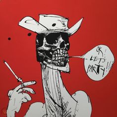 Ralph Steadman - "Let's Party" Hunter S. Thompson - Lt Ed SIGNED #146 of 250 | #1873063075 Hunter Thompson, Hunter S, Art Folder, Stonehenge, Illustrations And Posters, Interesting Art