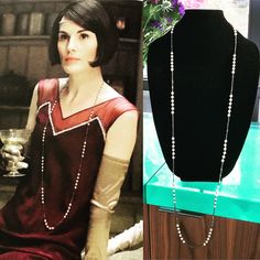 This Beaded Necklaces item by LittleHookCo has 212 favorites from Etsy shoppers. Ships from Irvington, NY. Listed on Feb 12, 2024 Flapper Jewelry, Downton Abbey Dresses, 1920s Jewelry, Flapper Art, Colored Pearls, Downton Abbey Fashion, Mary Necklace, Downton Abby, Flapper Necklace