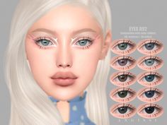 Sims 4 Cc Blue Eyes, Sims 4 Eyeshapes Cc, The Sims 4 Mods Eyes, Sims 4 Eye Shape Cc, Mod The Sims 4 Make Up, Sims 4 Cc Eye Shape, Sims Cc Eyes, Sims 4 Eye Cc, Sims 4 Cc Eye Presets