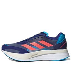 Adidas Blue Athleisure Running Shoes, Blue Adidas Athleisure Running Shoes, Adidas Running Shoes With Logo For Gym, Dynamic Blue Running Shoes For Gym, Blue Adidas Training Running Shoes, Adidas Blue Running Shoes For Training, Blue Adidas Sneakers For Running Errands, Blue Athleisure Running Shoes For Gym, Blue Adidas Logo Sneakers