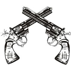 Revolver Tattoo, Skull Coloring, Retro Tattoos, Geniale Tattoos, Stickers Wall, White Tattoo, Tat Ideas, Cross Tattoo, Art Stickers