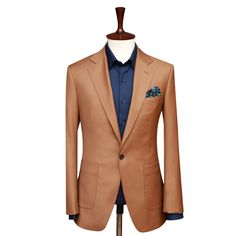 Discover Andre Emilio's Rust Brown Blazer For Men - The Ultimate Men's Summer Blazer Experience the perfect blend of style and comfort with Andre Emilio's Rust Brown Blazer. As a unique summer wardrobe essential, it guarantees a sophisticated look while ensuring the highest comfort levels during the summer heat. We understand that when it comes to selecting the ideal Men's Summer Blazer Jacket, both style and functionality are essential, and we have designed our blazers to offer just that. E... Classic Slim Fit Summer Blazer, Classic Summer Slim Fit Blazer, Summer Cotton Business Suits, Summer Business Slim Fit Blazer, Luxury Tailored Suits For Summer, Luxury Tailored Summer Suits, Summer Cotton Suit For Business Casual, Tailored Summer Suits With Welt Pockets, Classic Business Suits For Summer