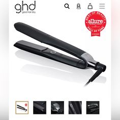 Ghd Platinum+ Styler 1'' Flat Iron. A Smart Styler With Predictive Technology For Stronger Hair And 2x More Color Protection.* This Flat Iron Is A 3x Winner Of Allure Best Of Beauty Award! Ghd Straightener, Ghd Hair Straightener, Ghd Platinum, Ghd Hair, Allure Beauty, Stronger Hair, Beauty Awards, Strong Hair, Flat Iron