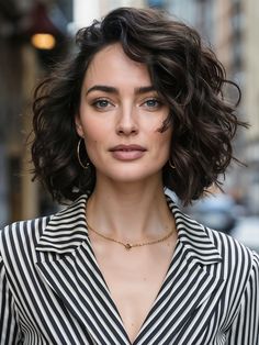 35 Gorgeous Mid-Length Haircuts with Layers You'll Love in 2024 Natural Wavy Hairstyles Mid Length, Mid Length Curly Hair, 1990s Hair, Hair Length Guide, Mid Length Curly Hairstyles, Lob Hair