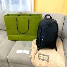 Black Gucci Men Backpack! Brand New Comes With Original Dust Bag And Box! Gucci Standard Everyday Backpack, Gucci Bag For Men, Gucci Classic Backpack, Classic Gucci Backpack, Gucci Black Backpack For Travel, Black Gucci Backpack For Travel, Designer Gucci Backpack, Gucci Rectangular Backpack For Everyday Use, Gucci Rectangular Travel Backpack