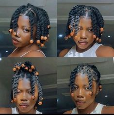 c'est  jolie  n'est-ce pas 🥰🥰 Natural Hair Bun Styles, Short Box Braids Hairstyles, Beautiful Black Hair, Quick Natural Hair Styles, Box Braids Hairstyles For Black Women, Braided Cornrow Hairstyles, Natural Hair Twists, Quick Braided Hairstyles, Pelo Afro